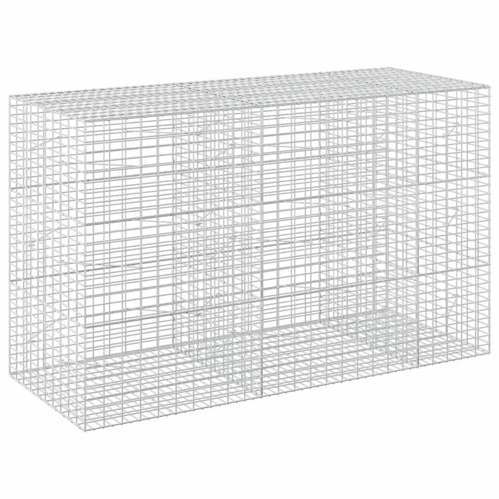 Gabione con Filo da 3,5 mm e Rete da 5x10 cm 250x100x150 cm 3462935