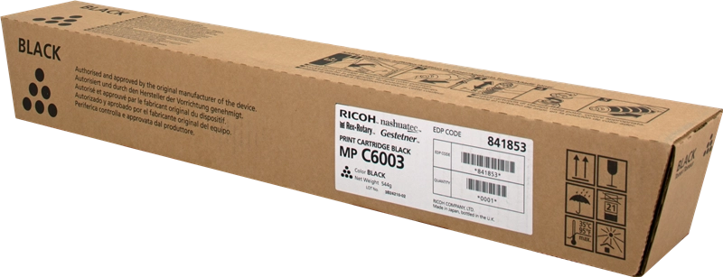 Ricoh 841853 cartuccia toner 1 pz Originale Nero