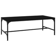 Tavolino da salotto | Tavolino da caff¨¨ | Tavolino da Soggiorno Nero 100x50x35cm Legno Multistrato