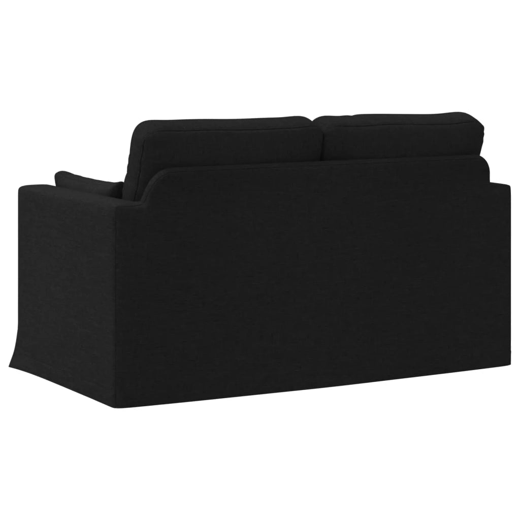 Divano Nero 139 x 78 x 80 cm Tessuto