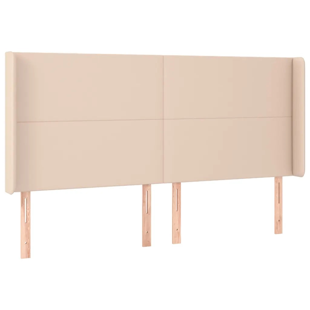 Giroletto Molle Materasso e LED Cappuccino 180x200cm Similpelle 3139282