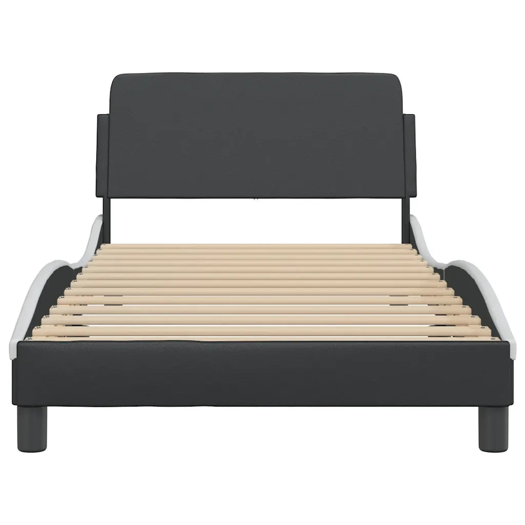 Giroletto Dover Nero e Bianco 100x190cm in Similpelle 373271