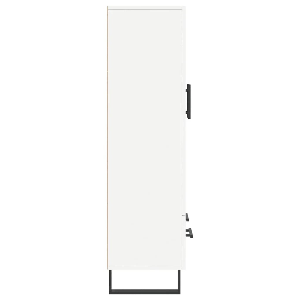 Buffet credenza cassettiera mobiletto mobile contenitore organizer cucina soggiorno salotto alto 69,5 x 31 x 115 cm legno ingegnerizzato bianco 02_0032502