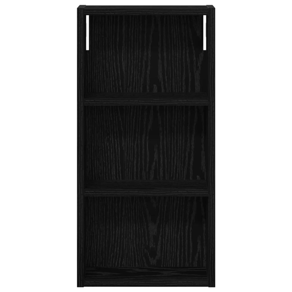 Armadio da bagno a muro Rovere Nero 30 x 10 x 60,5 cm