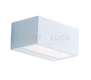 APPLIQUE BIEMISSIONE LED TWIN BIANCA 18W 2150LM CCT 3000K / 4000K IP54 22X8,5X10,3CM