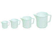 CARAFFE GRADUATE CON BECCO IN PLASTICA- - lt.5 - 5 pezzi
