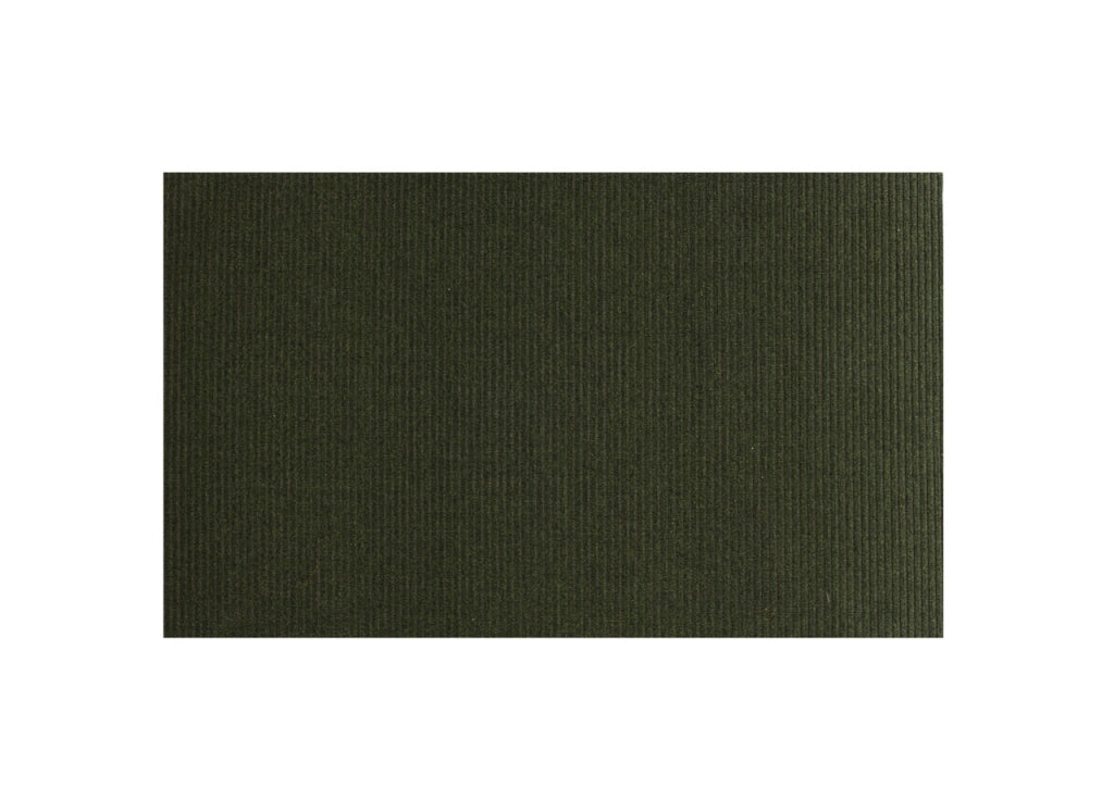Tappeto Zerbino Ingresso Casa Antiscivolo Tinta Unita 50x70cm Passatoia Esterno - Zerbino - Verde Scuro