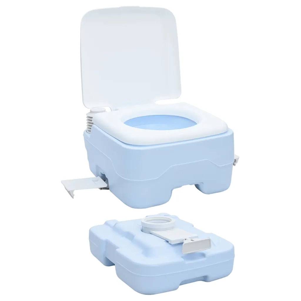 Toilette da Campeggio Azzurro Chiaro e Bianco Polietilene 42001426