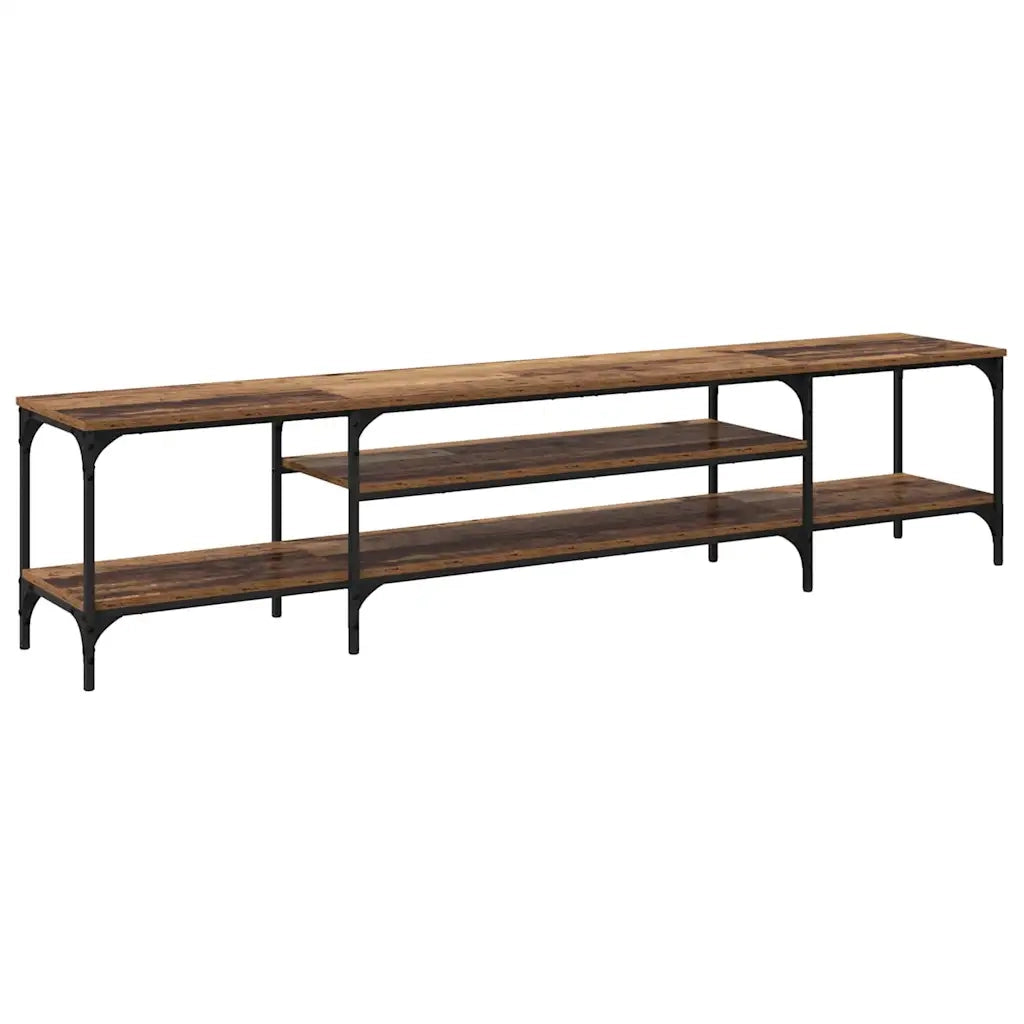 Mobile TV-Credenza per TV-Console TV Legno vecchio 201 x 35 x 45 cm