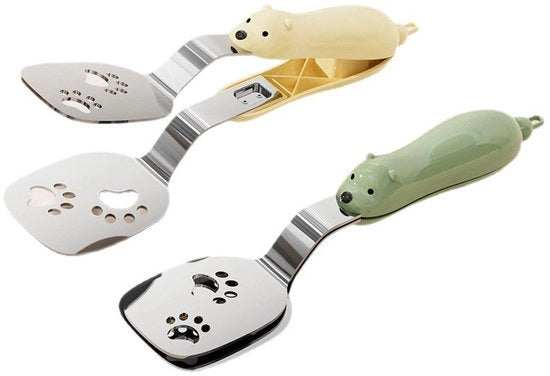 Due pezzi di buffetang - Lamiera in acciaio inossidabile per uso in cucina | Strumento multifunzionale per pasta, toast, frittura, dessert, conservazione, grigliata, uso domestico e ristorante - verde-giallo