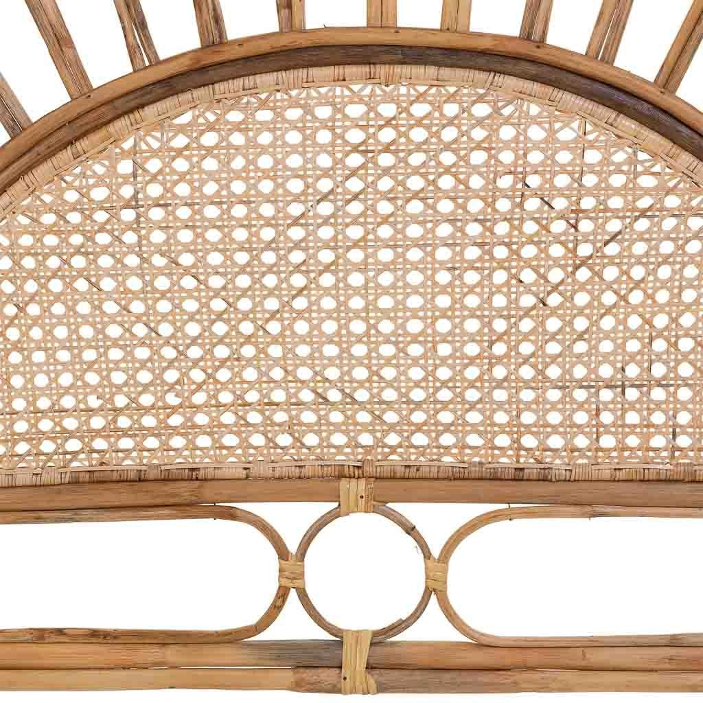 Testiera letto in canna 178x02x127h cm