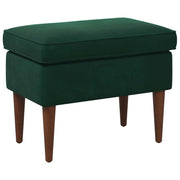Poggiapiedi Verde Scuro 55 x 35 x 41 cm Velluto 42029997