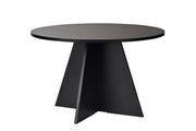 Tavolo da pranzo in legno "Virella" - 120 x 120 x 75 cm - Legno nero