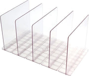 Divisori per pannelli di armadio trasparenti in acrilico - Verstelbaar - 41,5 x 23,9 x 20 cm - Servizio post-vendita eccellente - Divisori per pannelli di armadio