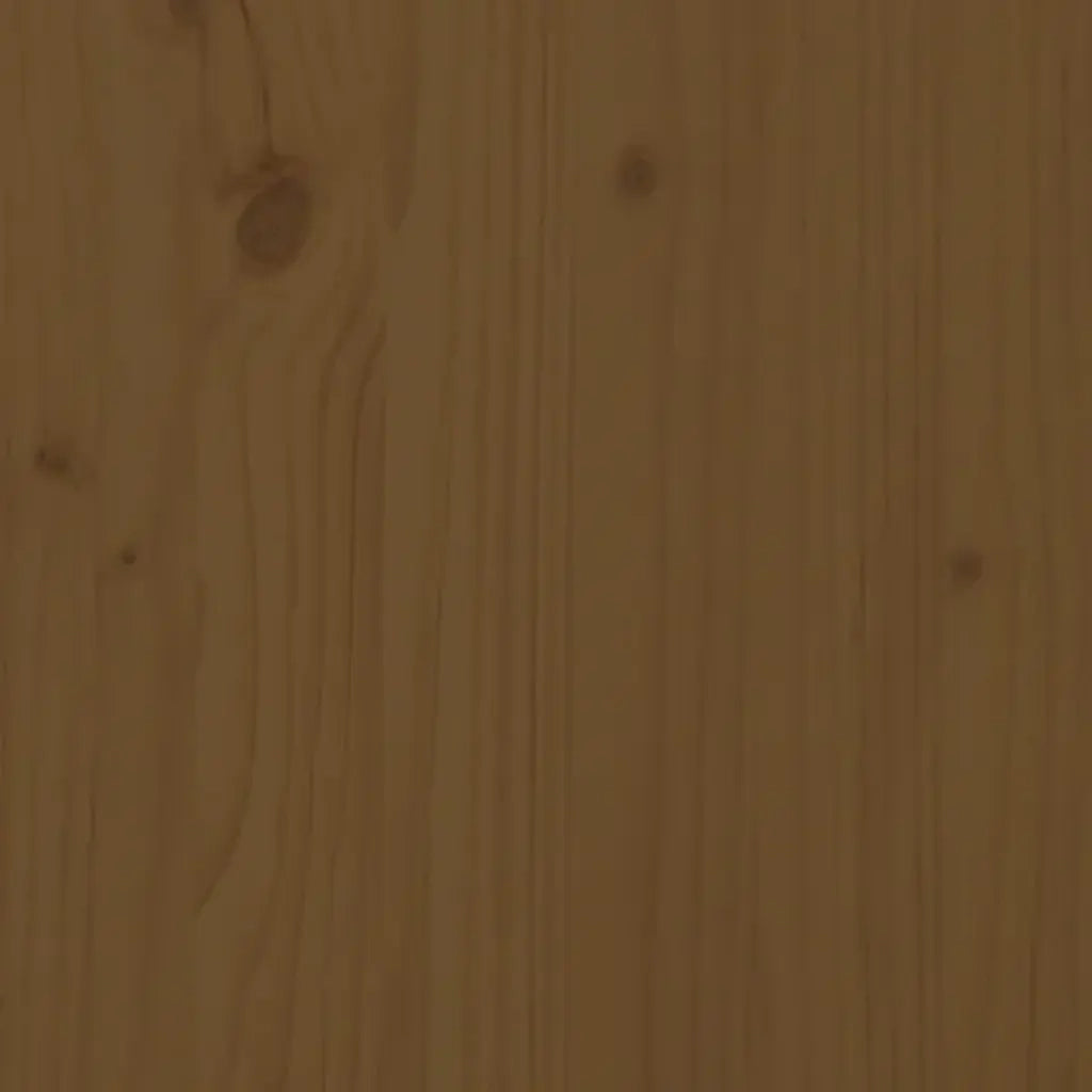 Testiera per Letto ambra 125,5x4x100 cm Legno Massello di Pino 817933