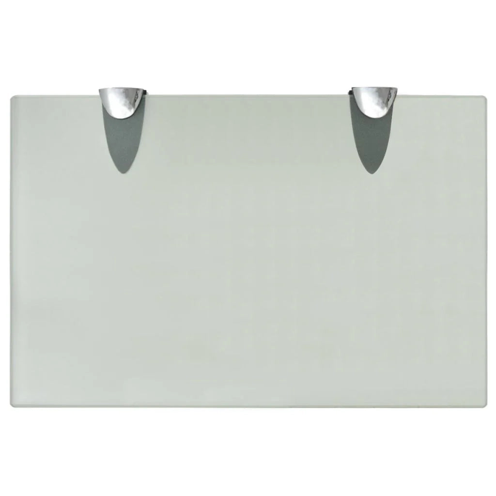 Mensola/armadietto in vetro da parete 30 x 20 cm spessore 8 mm trasparente 2702159/2