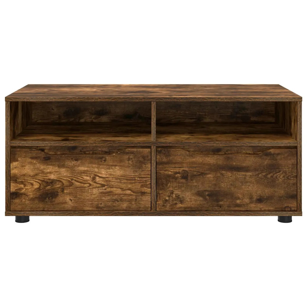 Mobile TV Rovere fumé 100 x 48 x 43 cm Legno multistrato 888932