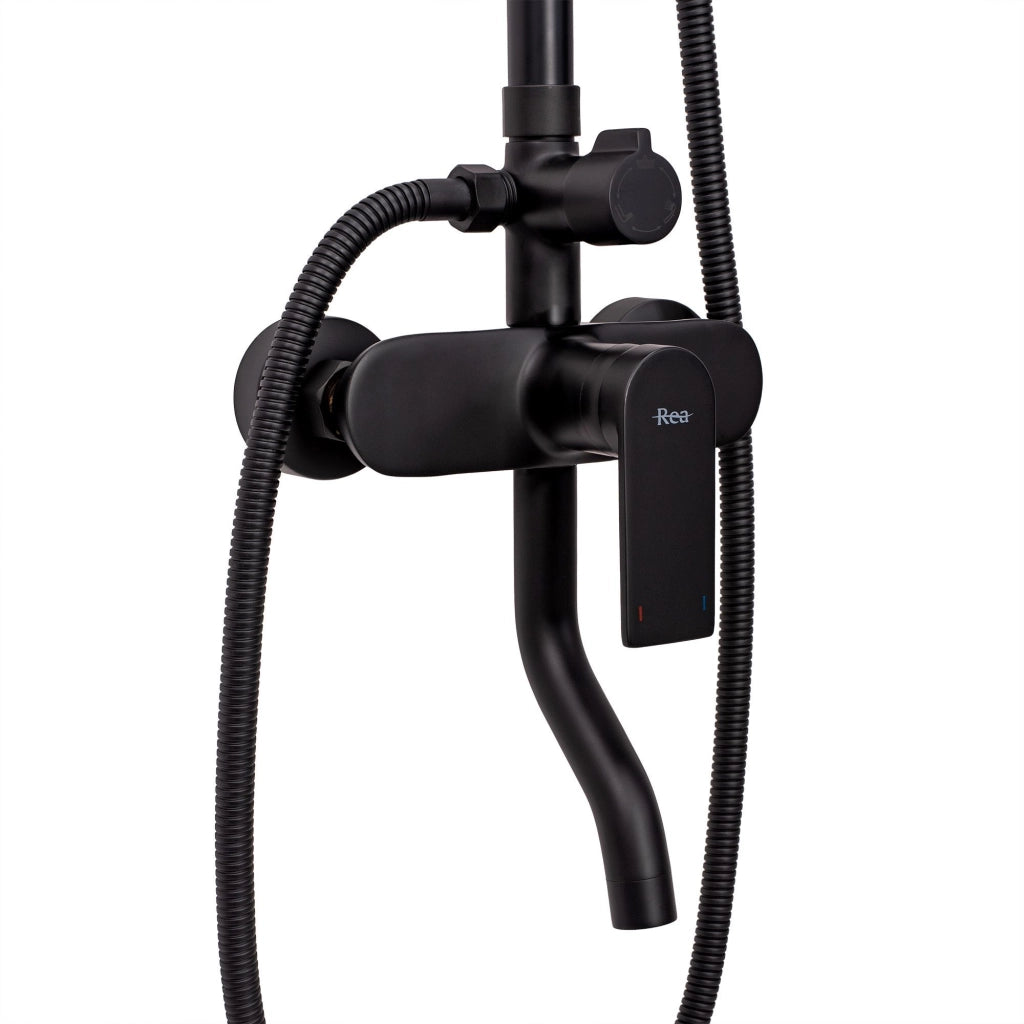 Set Doccia Rea Verso Black