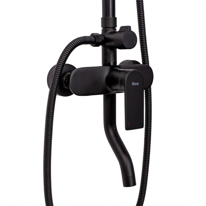 Set Doccia Rea Verso Black