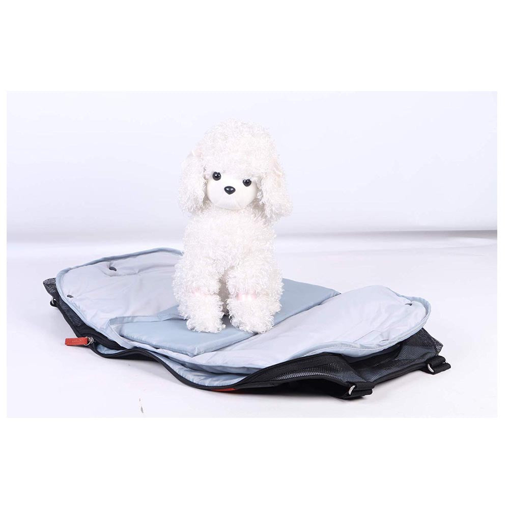 Trasportino borsa per cani e gatti 2 in 1 borsa & tappeto max 5 kg transformer rota