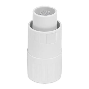 Raccordo dritto faeg ip65 per tubo guaina elettrica in tecnopolimero *** diametro 25 millimetri, confezione 1