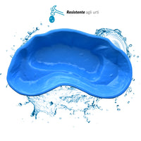 Laghetto da giardino nemi azzurro litri 270 da 180x100xh36