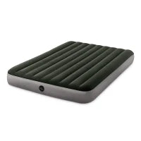 Intex 64779 - Materasso Gonfiabile Matrimoniale Prestige Downy, con Pompa Batteria Portatile, 152x203x25 cm