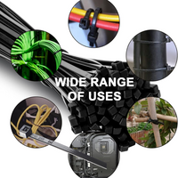 Elematic fascette per cablaggio in nylon autoestinguente confezione 50 pezzi *** colore nero, dimensioni 12,5 x 1000 ...