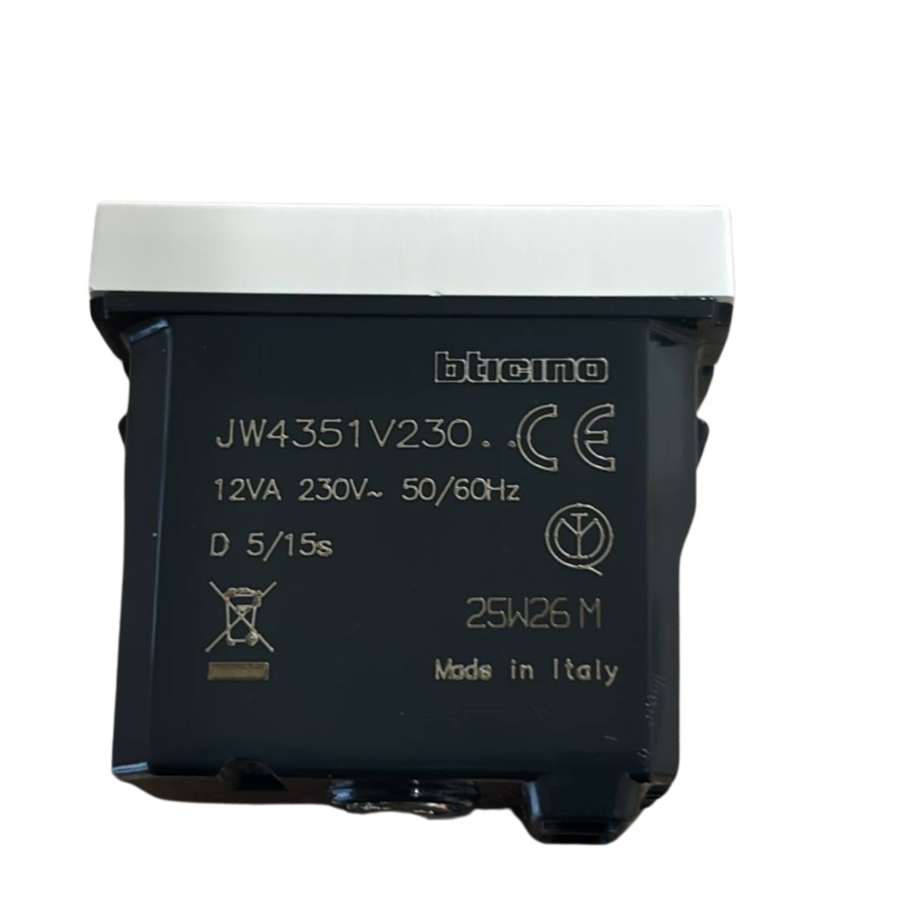 Suoneria bronzo bticino jw4351v230 230vac 8va 80db per impianti civili