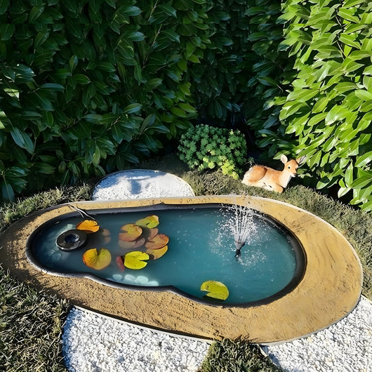 Laghetto da giardino vico nero litri 300 da 145x87xh53