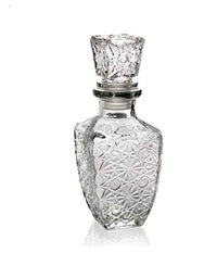 Trade Shop - 6pz Bottiglia Whisky Liquori Bottiglietta Vetro Tappo Ermetico 250ml 17cm 773099 -