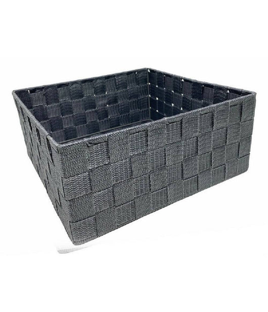 6pz Scatola In Tessuto Contenitori Organizer Bagno Armadio Cassetti Grigio 79151         