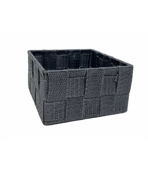 6pz Scatola In Tessuto Contenitori Organizer Bagno Armadio Cassetti Grigio 79151         