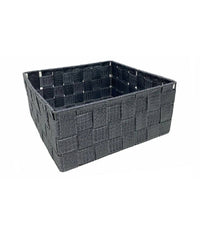 6pz Scatola In Tessuto Contenitori Organizer Bagno Armadio Cassetti Grigio 79151         