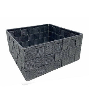 6pz Scatola In Tessuto Contenitori Organizer Bagno Armadio Cassetti Grigio 79151         