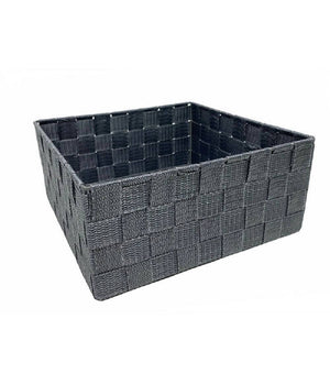 6pz Scatola In Tessuto Contenitori Organizer Bagno Armadio Cassetti Grigio 79151         