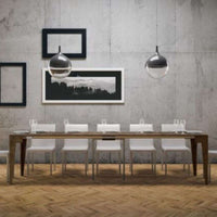 shopinnovativo-  Consolle allungabile 90x42/198 cm Isotta Noce