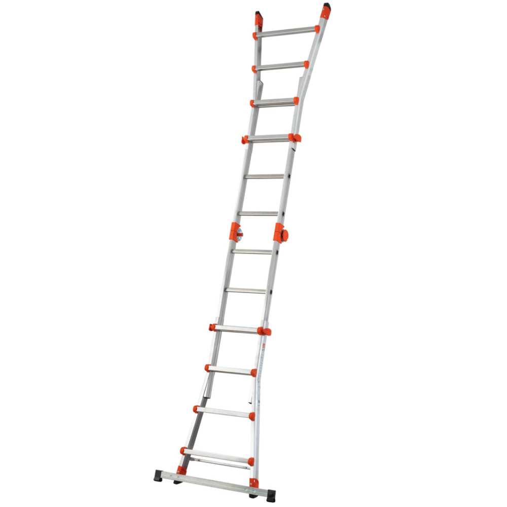 Scala professionale telescopica 4+4 multifunzione pieghevole regolabile en131-4