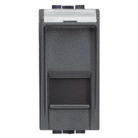 Bticino living light presa rete antracite lan rj45 cat.5e utp toolless l4279c5e