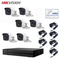 KIT VIDEOSORVEGLIANZA HIKVISION DVR 8 CANALI 6 TELECAMERE 2 MPX