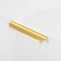 Buffet cucina mobile da stoccaggio con 2 ante ripiano regolabile piedi metallici rialzati 60 x 40 x 80 cm bianco