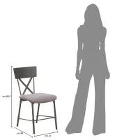 Sedia Manhattan Cm 41X56X80.5