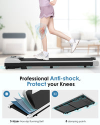 Tapis Roulant per casa e ufficio - RATTANTREE - Display a LED - 8km/h - Capacity 120 kg - Argenteo