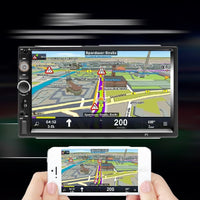 7" Autoradio 2 DIN Touch Screen Stereo Bluetooth AUX USB FM TF EC-7020