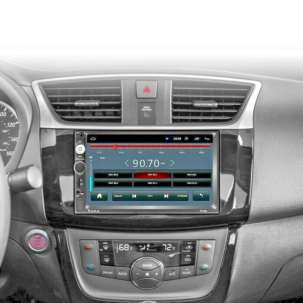 7" Autoradio 2 DIN Touch Screen Stereo Bluetooth AUX USB FM TF EC-7020