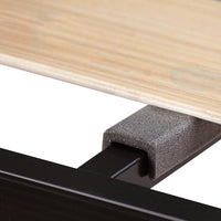 Rete ortopedica 80X190 7 doghe in betulla con 4 piedi |100% MADE IN ITALY| struttura in acciaio con angoli anti infortunistici e anti cigolio, altezza 34 cm