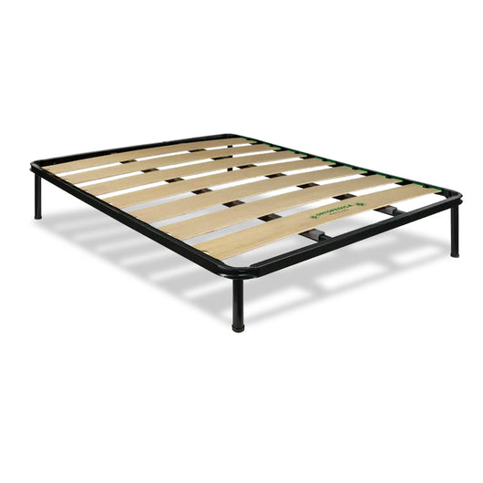 Rete ortopedica 160X190 7 doghe in betulla con 4 piedi |100% MADE IN ITALY| struttura in acciaio con angoli anti infortunistici e anti cigolio, altezza 34 cm