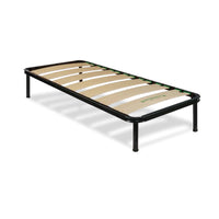 Rete ortopedica 80X190 7 doghe in betulla con 4 piedi |100% MADE IN ITALY| struttura in acciaio con angoli anti infortunistici e anti cigolio, altezza 34 cm