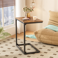 Tavolino da salotto 55x35x65 cm, finitura marrone, ideale per ogni ambiente.