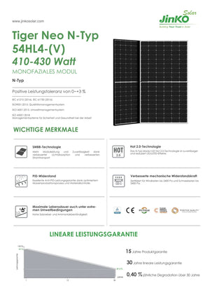 Modulo solare Bauer Solar BS-6MHB5-BLACK 360W